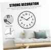 Einfache Mode Wanduhr Stereo Stille Reisezeit Genaue Wanduhr für Kinderzimmer Arbeitszimmer Wanddekoration