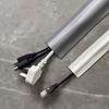 Weiche PVC-Wandkabelabdeckung Hülle Kabelverstecker Schutz Weiches Gummi-Kabelkanal NetzwerkKabel Drahtverstecker Draht Selbstklebend
