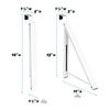 Clothes Drying Rack Folding Wall Hangers Space Saving Metal Retractable Dryer Rack Hanging Storage Hanger for Bathroom