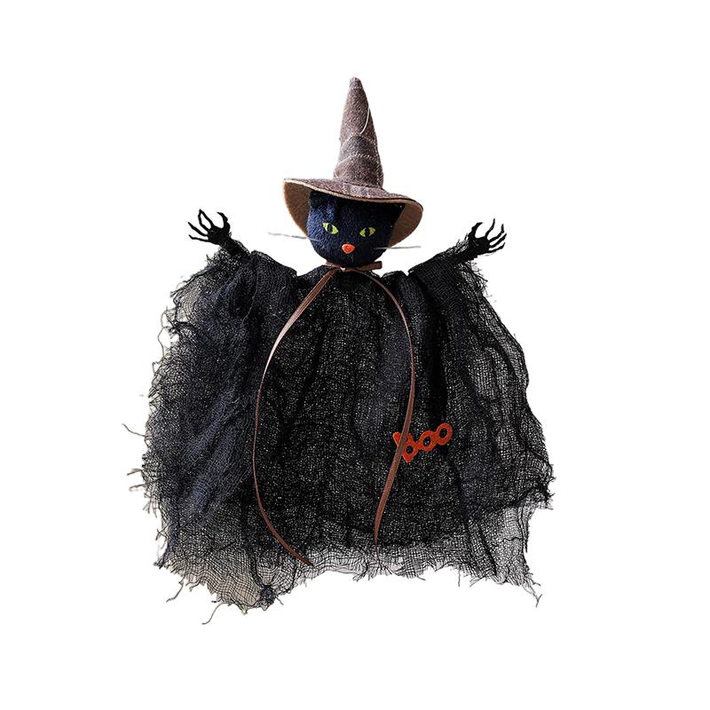 Halloween Decoration Pumpkin Ghost Witch Doll Pendant Haunted House Party Props Halloween Ornament Crafts For Shops Parties Bars