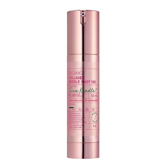 VT Cosmetics Collagen Reedle Shot 100 50ml – Firming Micro-Needle Ampoule with Hydrolyzed Collagen 50ml