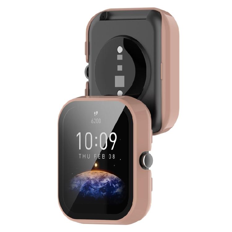 Watch Bumper for Case Screen Protector with Tempered Film for AmazfitBIP U/for P