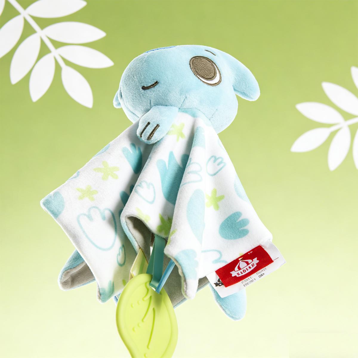 Baby Soothing Blanket Infant Safe Teether Toy Sleep Aid Sleep Companion Plush Toy Hand Puppet YY09