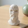 Mummy Figurine for Collection 3D Printed Figurine, Spooky Evil Head Statue, Halloween Portable Statue Desktop Ornament Home, Living Room, Office Table