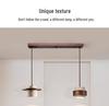 Yellow Travertine Wabi-sabi Chandelier: Mid-century Retro Style for Restaurants, Bars, and Dining Tables