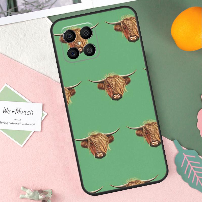 Highland Cows Case For Honor 200 Lite 50 70 90 X9b X9a X8b X8a X8 X9 X9c Honor Magic 7 Pro 5 6 Lite Cover