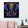 New Arrival 5D DIY Full Circle Diamond Painting "Colorful Elephant" Embroidery Cross Stitch Home Decor Gift
