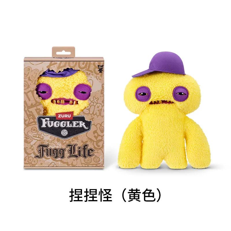 Official Hip Hop Series Funny Ugly Monster Plush Toy Cute ugly Weird Stuffed Doll Collectible For Girl Birthday Gift Toy