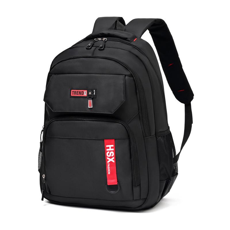 Oxford Cloth Large Capacity Backpack For Travel And School With Letter Printed For Men And Women