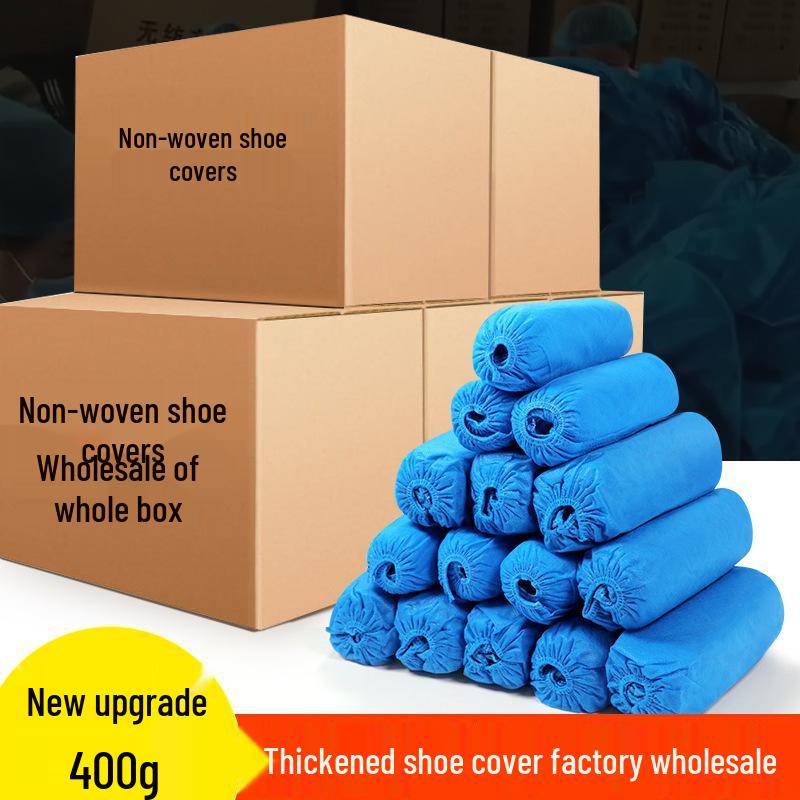 Thickened Non-Slip Disposable Shoe Covers for Indoor Use - Dustproof & Wear-Resistant