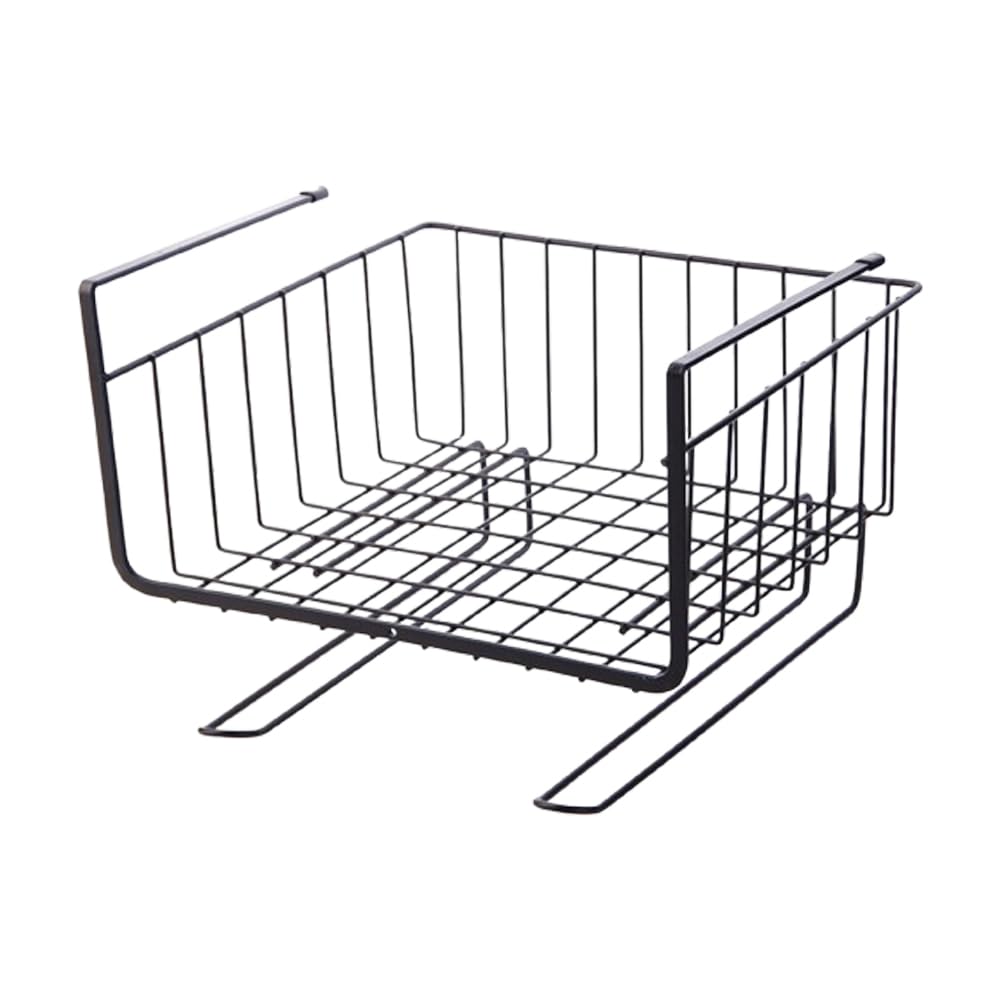 Asdays Hanging Hanging Hanging 28 X 26 X 20 Cm 1 Under-Cabinet Storage, 2-Tier Rack, Under-Kitchen Storage, Basket, Foldable, (Black, Piece)
