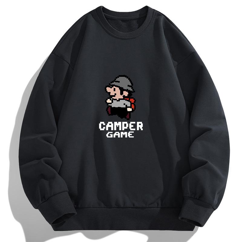 

Футболка с длинными рукавами на осень и весну, мужская рубашка-свитер, мужской свитер с круглым вырезом, мужской свитер M