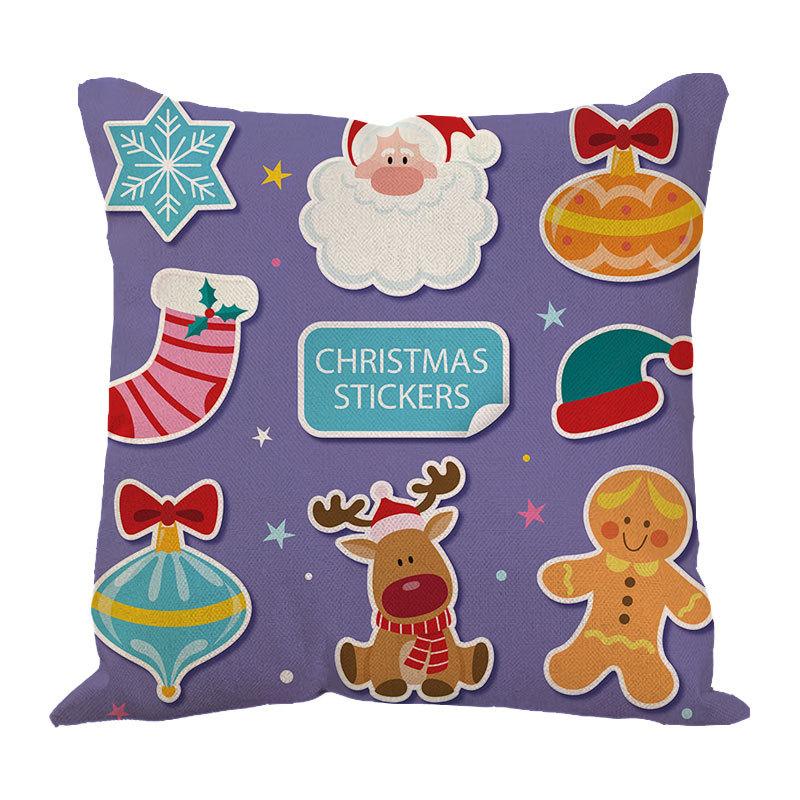 New Linen Christmas Pillows Linen Cushion Pillow Cover Pillow Pillow Car Pillow Sofa Pillow Cover