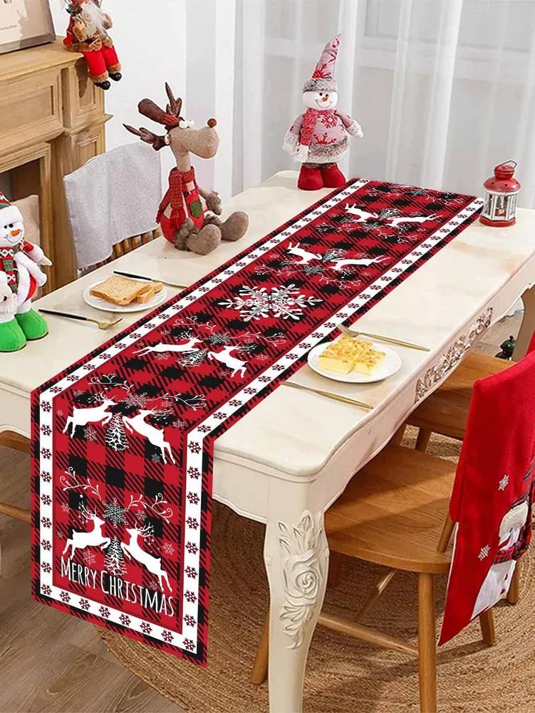 Table track 35x180 cm polyester anti-slip coating multi-colored