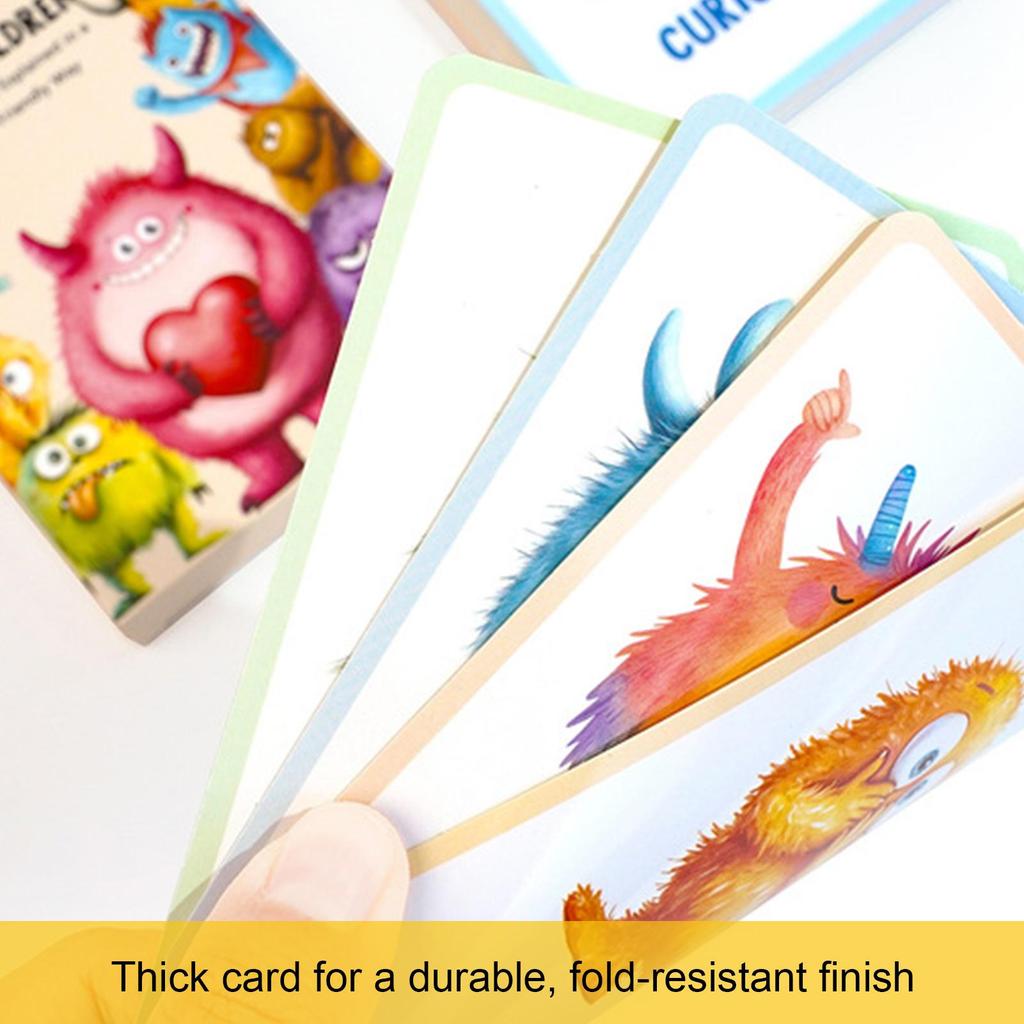 Emotions Flash Cards Realistic Picture Emotion Cards for Toddler Educational Learning Flashcard Compact for Kid Girls Boys