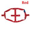 Roter Polyester Motorrad ATV Hinterrad Lenker Transportstange Spanngurt*1