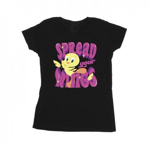 

Looney Tunes Womens/Ladies Tweeday Spread Your Wings Cotton T-Shirt білий