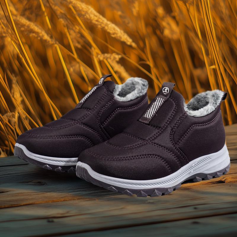 

2024 осень-зима модные новые женские удобные однотонные теплые короткие зимние сапоги 41 фиолетовый