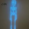 Spooky Fridge Magnet 3D Printed Skeleton Refrigerator Magnet, Poseable Figurine with Movable Joint Joints, Halloween Gothic Decoration