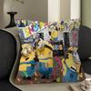 M-Minions-S Personalized Pillow Cover Kids Bedroom Wild Party Decor Pillowcase Kid Birthday Shower Gift
