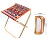 Sedia Pieghevole Ultraleggera in Alluminio 7075, Sgabello Portatile da Treno per Campeggio all'Aperto, Pesca, Escursionismo, Picnic