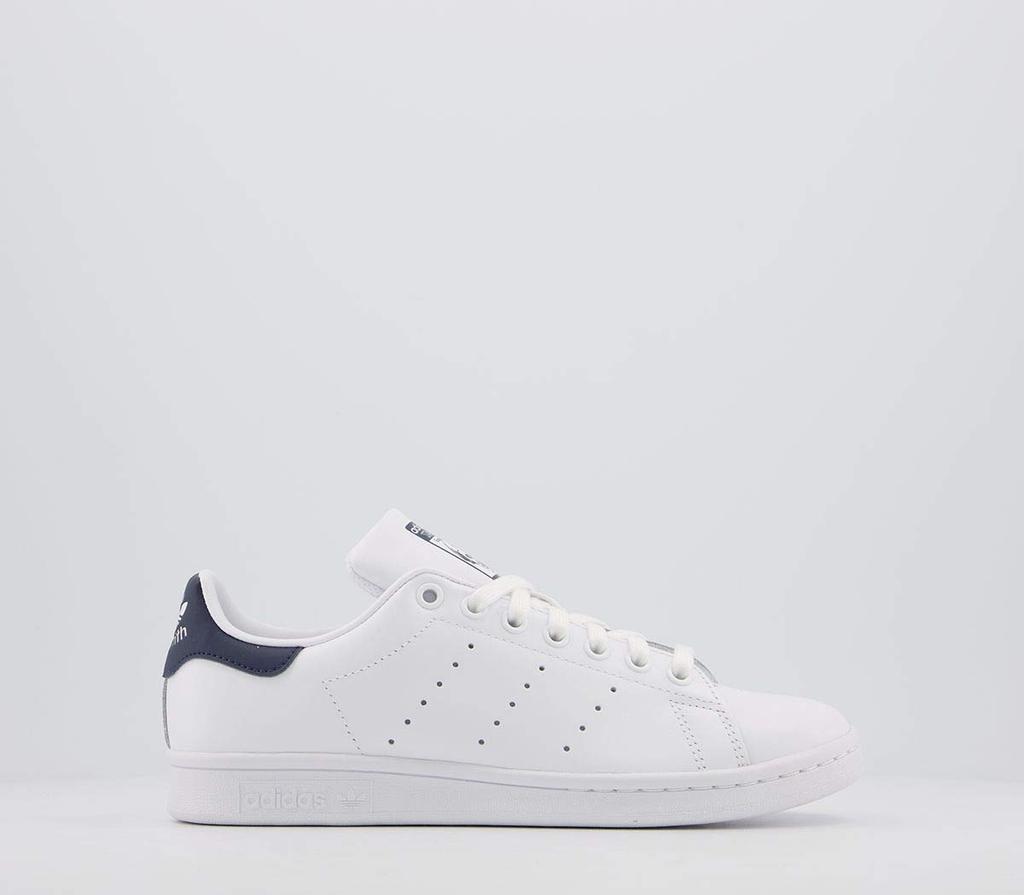 Adidas Originals Stan Core Size Smith, White/Core White/Dark Blue, 24.5cm