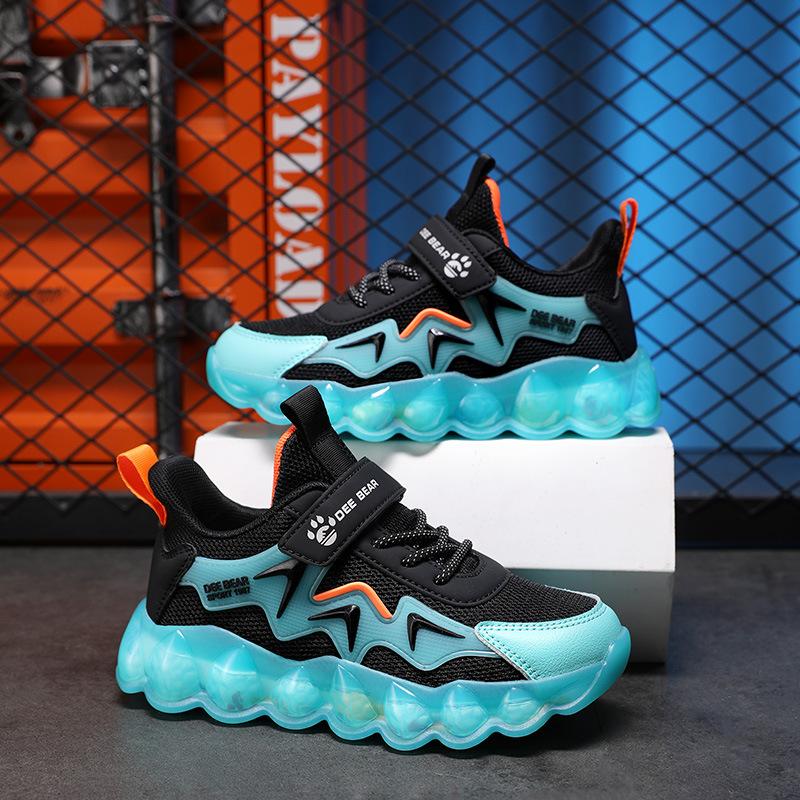 Middle school students, primary school students, mesh breathable new mesh shoes, children's shoes, spring boys, sports shoes, boys 2025