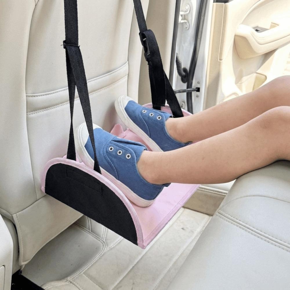 Universal Fit Backseat Foot Rest Hanging Portable Foot Stool Kids Car Foot Hammock Long Drive