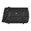 Montblanc Messenger Taske i Ko Læder, Crossbody Taske, Skuldertaske Herre Sort MB199439