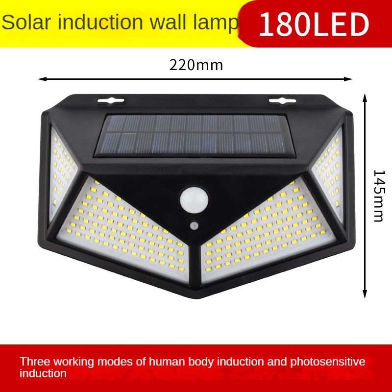 Solar-Wandleuchte 100LED Menschlichen Körper Sensing Mini Garten Licht Outdoor Wasserdicht Garage Licht Straße Licht