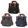Portable Insulated Lunch Bag with Multiple Pockets Oxford Cloth Waterproof Adjustable Lunch Bags for Picinc Outdoor Activities