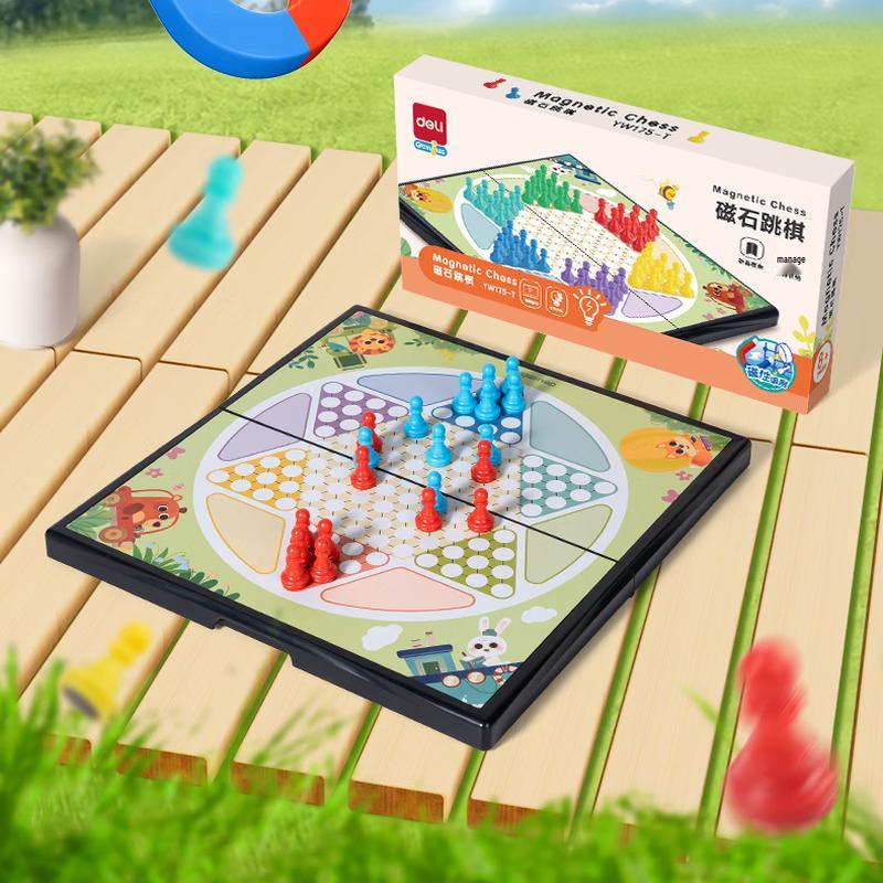 Deli Magnetic Checkers Game Set