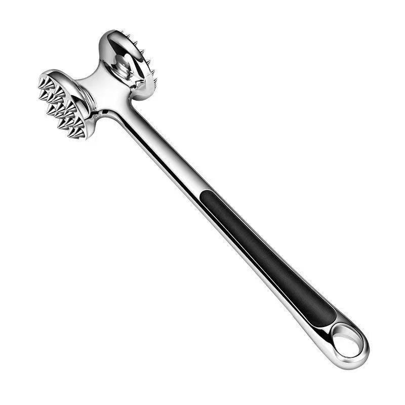 Zinc Alloy Double-Sided Meat Tenderizer Hammer Teardrop Hole