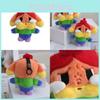 Adorable Rainbow Crying Doll Plush Keychain Cute Cartoon Character 16cm Accessory