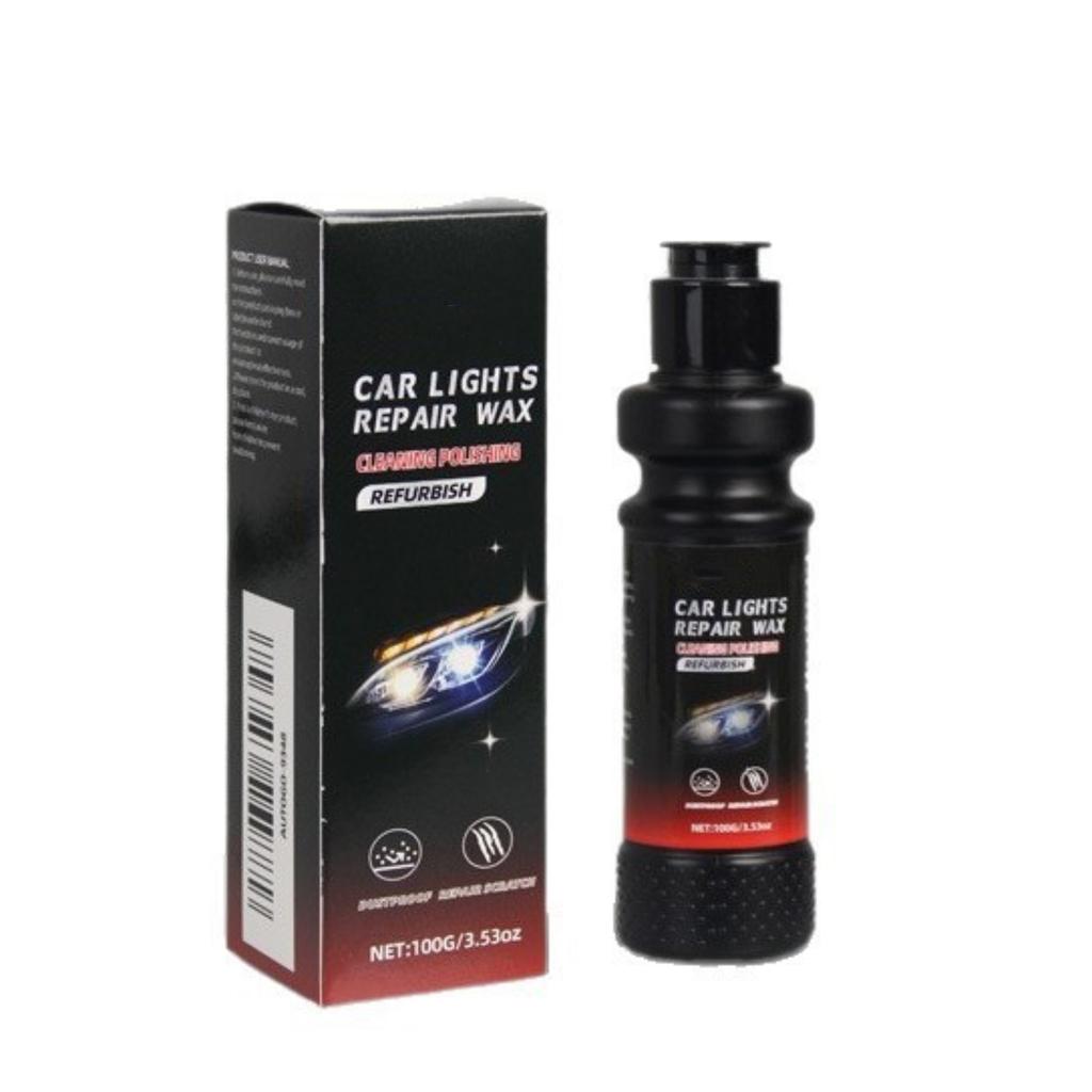 Headlight Restoration Kit, 100ml - Car Headlight Cleaner for Yellowing Lens