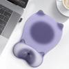 Cartoon Cat Mouse Mat Wrist Rest Non Slip Cat-shaped Mouse Pad Mouse Pad Wrist Rest  Office