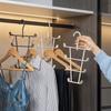 Rotatable Double-sided Hanger 8 Hooks Laundry Hanger Creative Clothes Hanger  Wardrobe