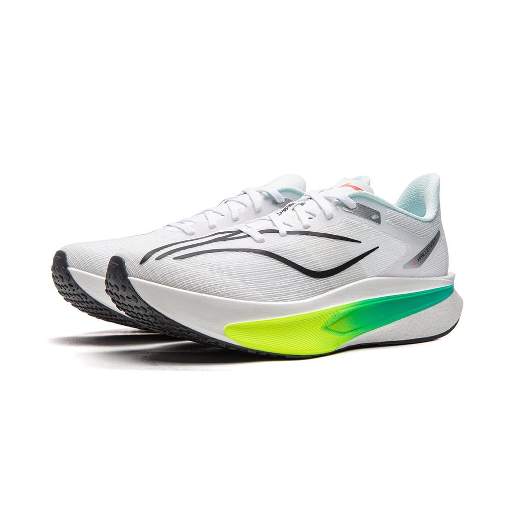 Li Ning Feidian 6 Challenger Niedrige Freizeitschuhe Laufen Herren Weiß ARMW003-10
