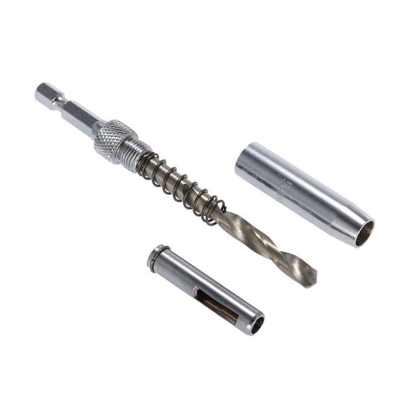 Door and window hinge hole opener for woodworking hexagonal drill bit positioning irregular drilling tool set