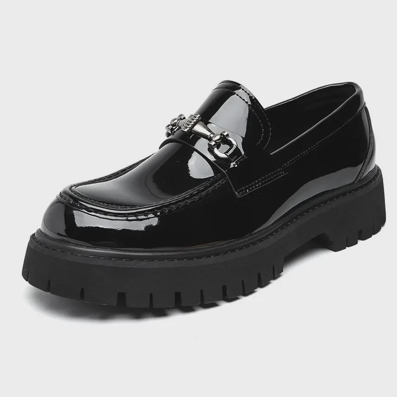 2025 Slip-On Loafers: Height-Boosting Large Size Shoes for Teenagers and Men