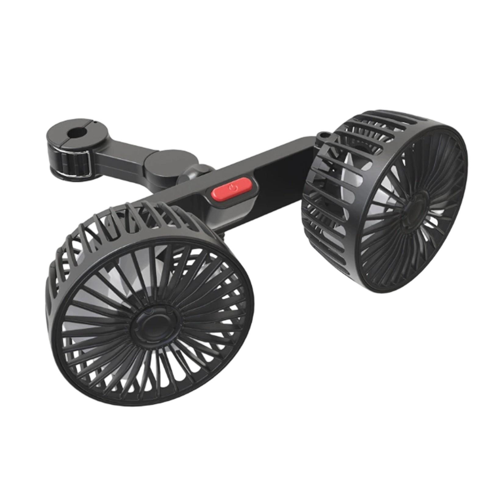 

USB-вентилятор для автомобиля с бесщеточным двигателем, вращение на 360 градусов, для приборной панели автомобиля, внедорожника/автодома/грузовика/седана/круиза/офиса, питание от USB One Size