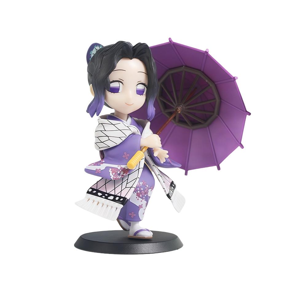 Latest 1-12Pcs Figurine Plum Rain Series Kochou Shinobu Tomioka Giyuu Mitsuri Figurine Plaything Gift For Kids