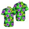 Loose Hibiscus Men's Shirt Short Sleeved Floral Beach Hawaiian Shirts Popular Bright Quick Dry Tops Customized Avatar Clothes