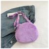 Cartoon Plush Bear Crossbody Travel Casual Shoulder Phone Purse Bag Portable Zipper Pouch