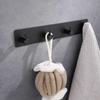Stainless Steel Self Adhesive Hooks Sticky Wall Door Hook Robe Tea Towel Rustproof Towel Rack, Clothes Coat Hanger