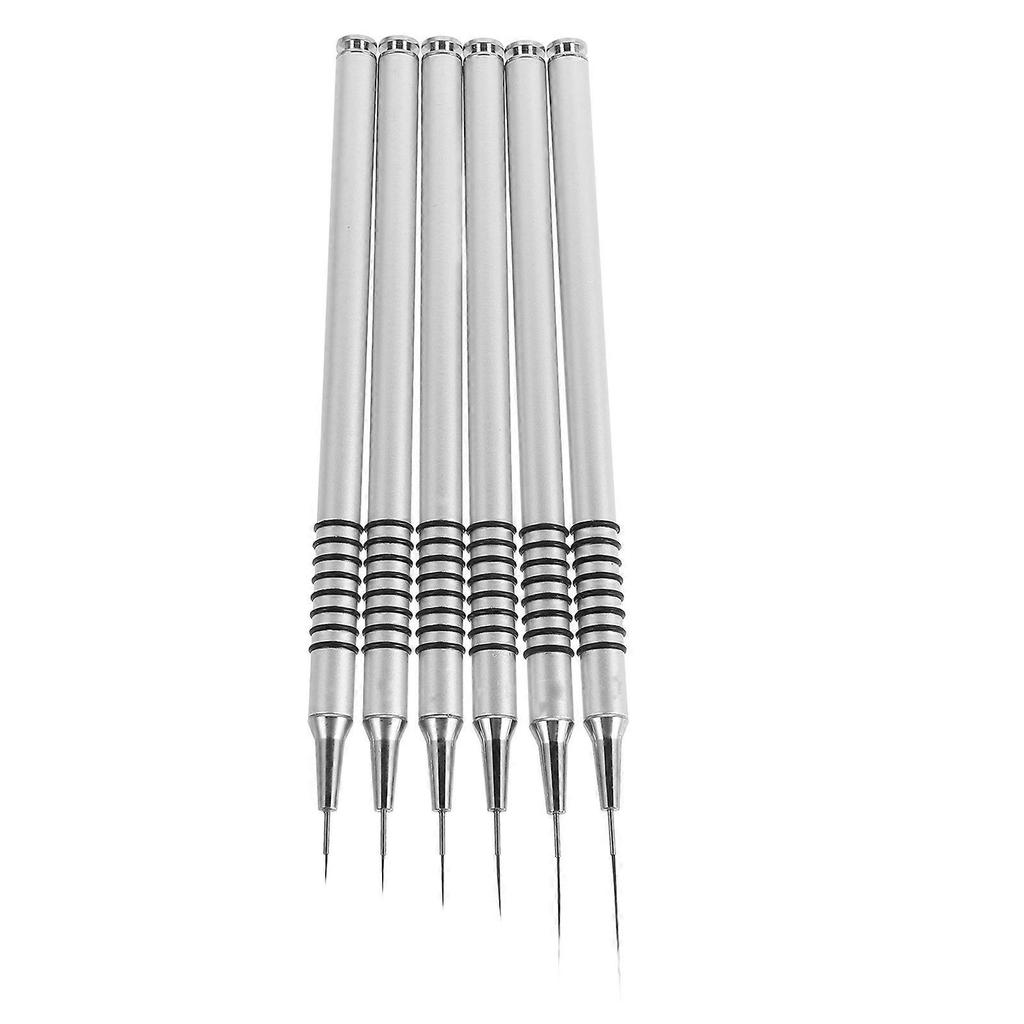 Spazzolino per Pulizia Unghie Stile Giapponese Set Pennelli per Nail Art per Manicure 3 Pezzi