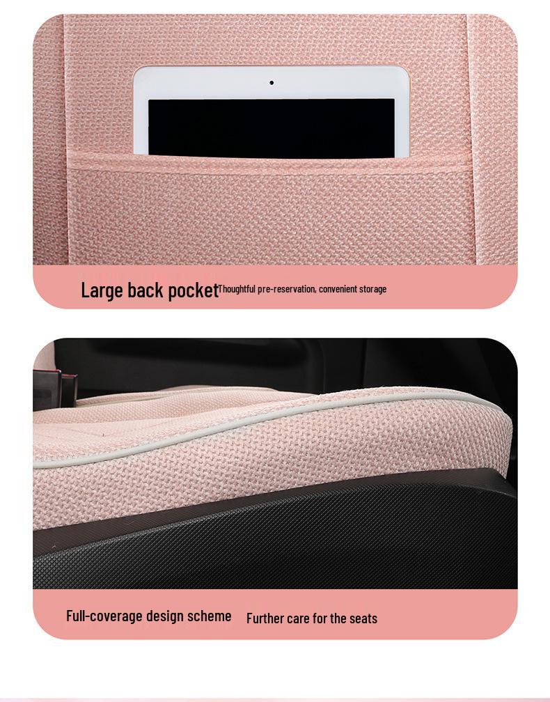 Full Coverage Cartoon Fabric Seat Cover for 2020-2022 Wuling Hongguang MINI 1st & 2nd Gen (4-Seater)