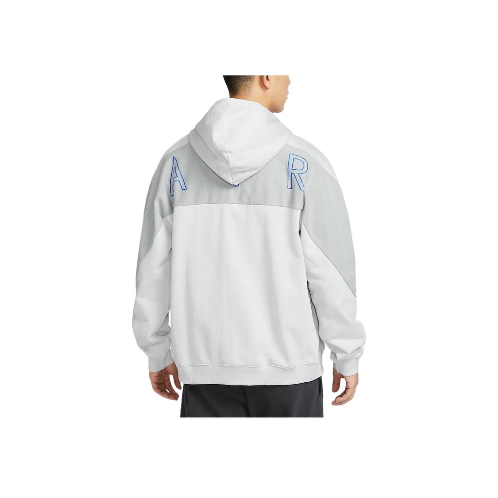 Nike Air Comfortable Warm Hooded Fleece Cardigan Sweatshirt Men Outerwear Photon-Grey HJ0637-009