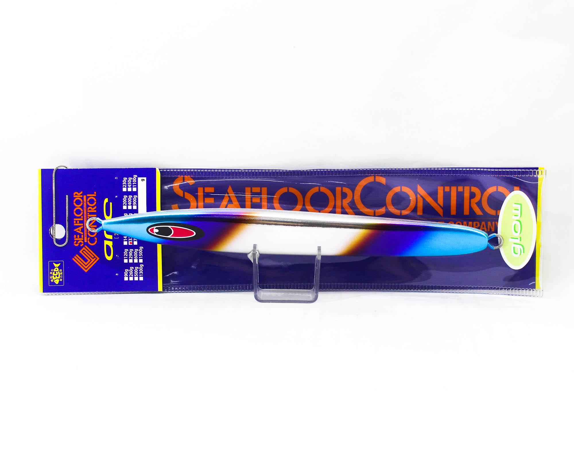 Seafloor Control Metal Jig Arc 320 grams Titan Red Pearl Zebra Glow (5450)