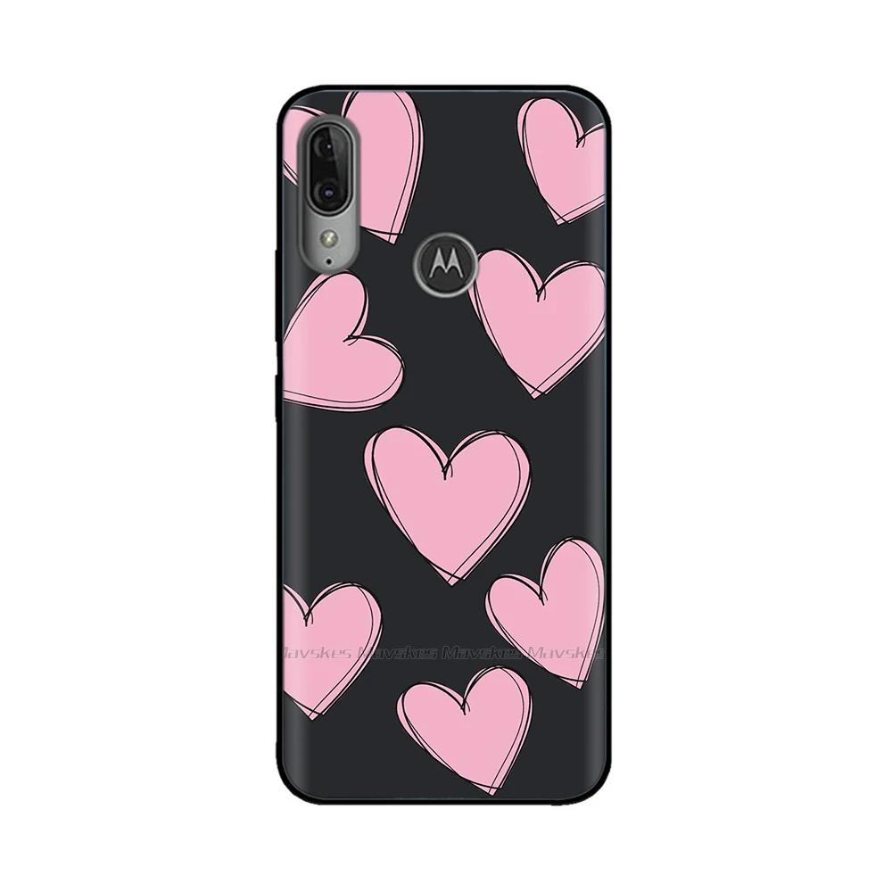 For Moto E6 Plus Case Soft Black Silicone Phone Back Cover For Motorola Moto E6 Play E6s 2020 MotoE6 Plus Case Cover Coque Funda